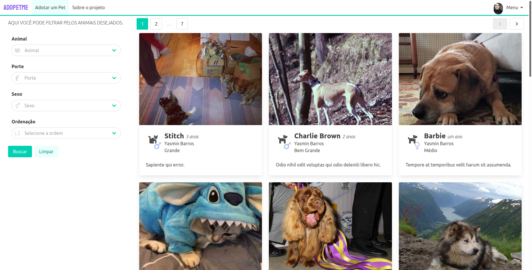 Adopetme browse pets