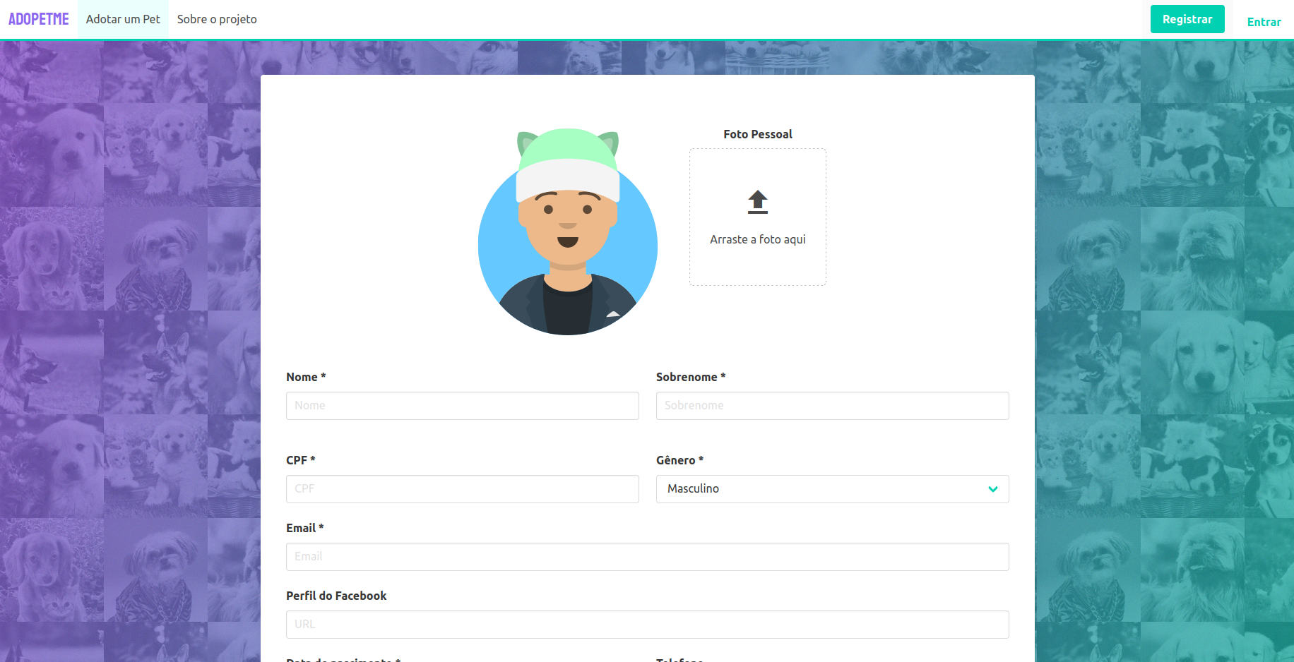 Adopetme pet profile